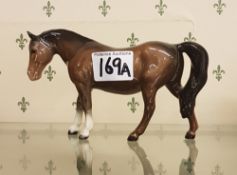 Beswick Boys Pony: brown gloss, model 1480.
