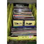 A large collection of vinyl albums including:1980's pop etc 1 box.