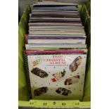 A large collection of vinyl albums including: The Wombles, Christmas albums etc 1 box.