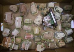 A collection of Lilliput Lane and similar cottages: (1 tray).
