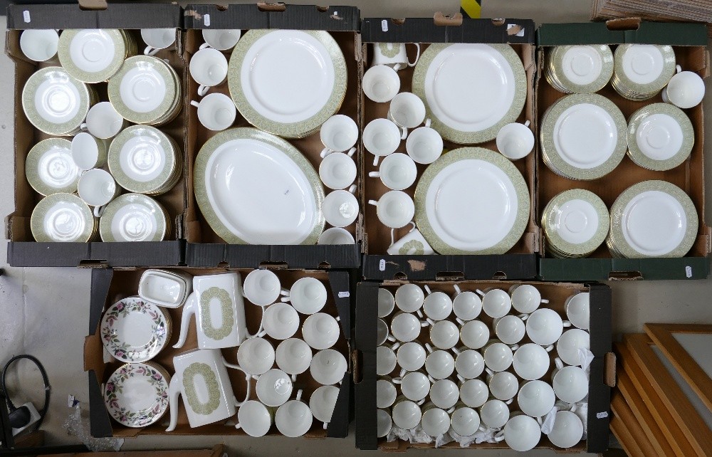 Extensive Royal Doulton Sonnet patterned dinner service to include: Coffee cups x 26, coffee pots - Image 3 of 3