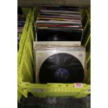 A large collection of vinyl albums including: Opera, 80's pop etc 1 box.