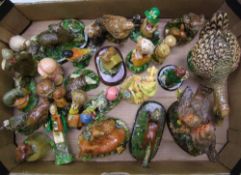 A large collection of A. M. Cooper decorated figures: (1 tray).