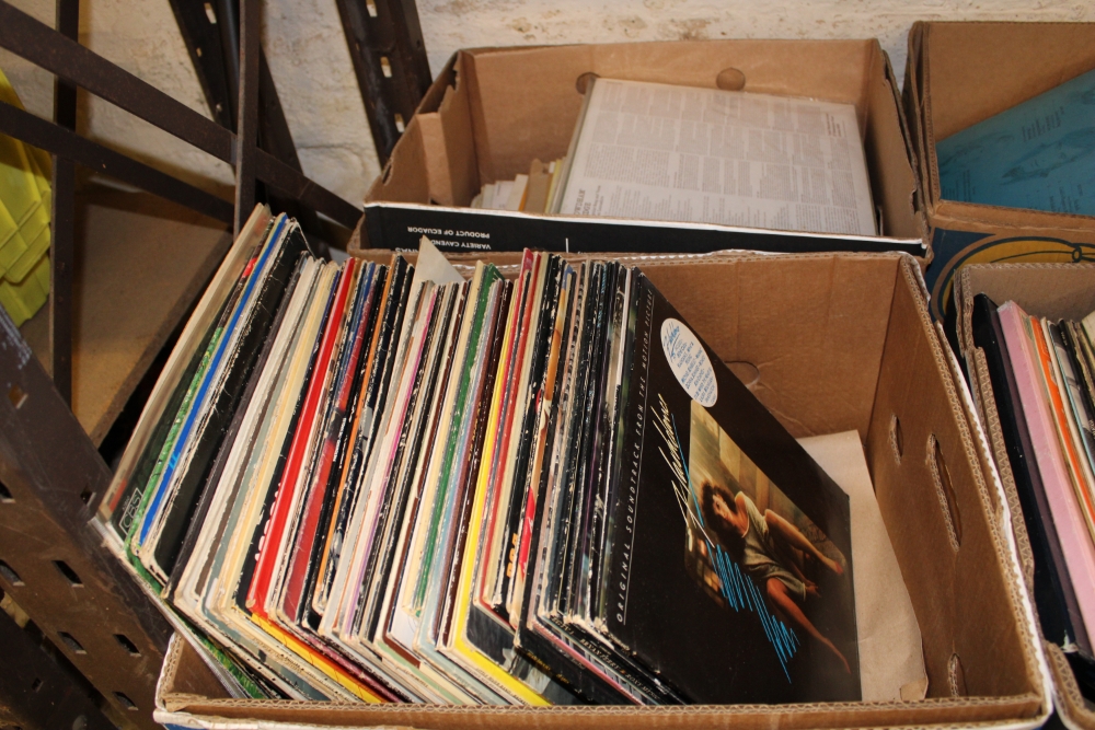 A large collection of vinyl albums including: Soundtracks, The Pretenders, UB40, The Police etc 2