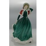 Royal Doulton Lady Figure Christmas Day 2001 HN4315 : boxed