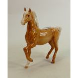 Beswick palomino prancing Arab: