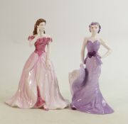 Coalport Lady Figures Sarah & Scarborough Fair(2):