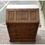 Old Charm Oak Bureau: