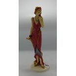 Royal Doulton figure Stephanie Cl3985: on marble base, from the classique collection, boxed