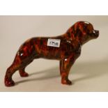 Anita Harris Large Brindle Staffy: 20cm x 32cm,.