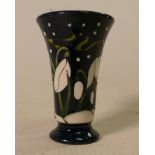 Moorcroft Winter Wonderland Vase: By Rachel Bishop. Height 7.5cm