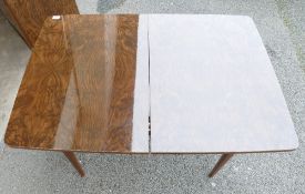 Wrighton London Havana Teak Mid Century Extending Table: closed length 118cm, width 82cm