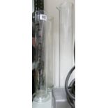 Three Large Lab / Scientific Measuring Glass Vessels