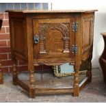 Old Charm Oak Pot Cupboard: