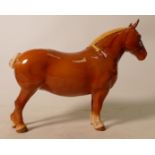 Beswick light chestnut Suffolk Punch horse 1359: