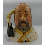 Royal Doulton large character jug Edward VII D7154 limited edition with box & certificate