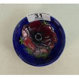 Moorcroft Anemone small bowl: 8.5cm diameter