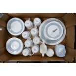 Royal Doulton Counterpoint Patterned Tea ware: including tea set & 2 tier cake stand