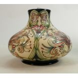 Moorcroft Honeysuckle large squat vase: Height 17cm