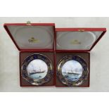 Spode Boxed Cunard The Age of Romance The Early Years Cabinet plates: Europa / Niagara &