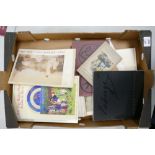 A mixed collection of Ephemera to include Museum/ Auction Catalogs, Art Reference Books including