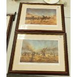 David Cartwright Large Framed Prints: Ewarts Heroic Triumph & Charge of Glory, size of largest 48