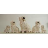 Beswick Staffordshire Dogs 1376-5,6 & 7(5):