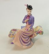 Royal Winton Welbck Patterned Limited Edition Figure: boxed with display plate