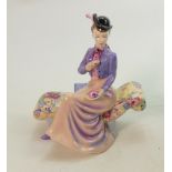 Royal Winton Welbck Patterned Limited Edition Figure: boxed with display plate