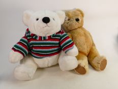 Chad Valley & Tesco Chilly & Friends Teddy Bears: height of tallest 48cm(2)