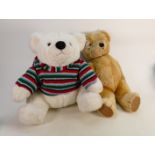 Chad Valley & Tesco Chilly & Friends Teddy Bears: height of tallest 48cm(2)