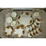Royal Albert Old Country Roses Tea ware: 28 pieces