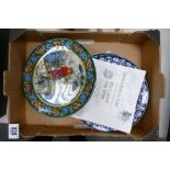 A collection of Wedgwood The Legend of King Arthur wall plates: 8 individual items