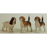 2 Beswick Wendover Billy Dogs: Together with Cocker Spaniel. (3)