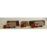 Three boxed matchbox vehicles: 2 x Matchbox major no. 2 pack, York Freight Master trailer M-2 new