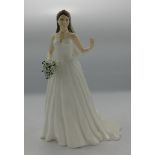 Royal Staffordshire Figure Catherine the Royal Bride: boxed with cert