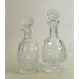 Waterford Cut Glass Crystal Quality Decanters(2)