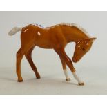 Large Beswick Head tucked Palomino Foal: