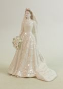 Coalport for Compton Wood House Figure: the Queen: limited edition, boxed with cert