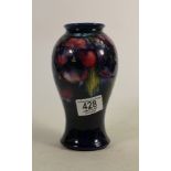 Walter Moorcroft Pansy vase: C1950s, h18.5cm.