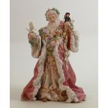 Franklin Mint vintage Father Christmas limited Edition-MA0631 by Alejandro Lemus: boxed with