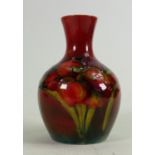 Moorcroft Flambe Walter Moorcroft Freesia vase: Height 12cm.