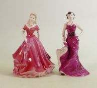 Coalport Ladies of Fashion Figures Belinda & Sophisticated Lady(2):