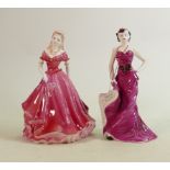 Coalport Ladies of Fashion Figures Belinda & Sophisticated Lady(2):