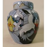 Moorcroft Silver Gulls Ginger Jar: Trail 9.8.18. height 20cm