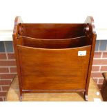 Mahogany Magazine Rack: