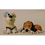 Lorna Bailey Pair of Dogs: Woof-Woof & Dozey. (2)