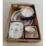 Royal Crown Derby Royal Doulton Wedgwood etc: Royal Crown Derby Chatsworth tray boxed, Royal Doulton