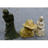 Two Stella Jones Studio Pottery Figures: together with similar item marked Harding(3)