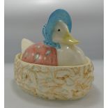 Enesco Beatrix Potter Large Egg Keep Jemima Puddleduck: boxed